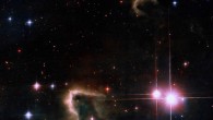 This Hubble image shows frEGGs J203441.7+405216, compact globules of interstellar dust and gas located in the constellation of Cygnus. Image credit: NASA / ESA / Hubble / R. Sahai, NASA’s Jet Propulsion Laboratory / Gladys Kober, NASA & Catholic University of America.