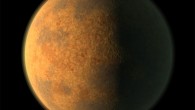 An artist’s rendition of an eggshell exoplanet. Image credit: NASA / JPL-Caltech.