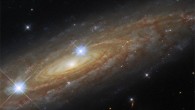 This Hubble image shows UGC 11537, a spiral galaxy some 217.5 million light-years away in the constellation of Aquila. Image credit: NASA / ESA / Hubble / A. Seth.