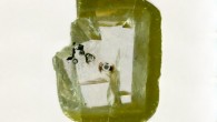 This diamond from Botswana contains tiny inclusions of davemaoite. Image credit: Aaron Celestian, Natural History Museum of Los Angeles County.