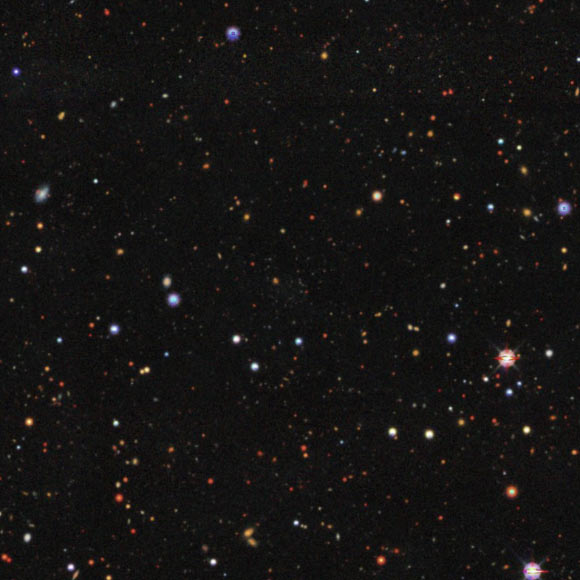 This image shows Pisces VI/Tri III, a dwarf galaxy located 3.2 million light-years away in the constellation of Pisces. Image credit: DESI Legacy Imaging Surveys.