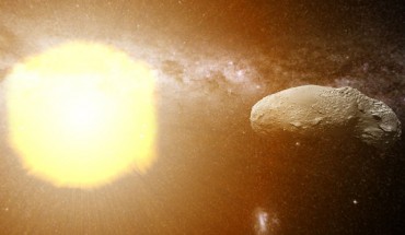 Daly et al. used atom probe tomography to directly observe an average ~1 mol% enrichment in water and hydroxyls in the solar-wind-irradiated rim of an olivine grain from the S-type asteroid Itokawa. Image credit: Curtin University.