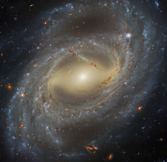 This Hubble image shows NCG 7329, a spiral galaxy located some 149 million light-years away in the constellation of Tucana. Image credit: NASA / ESA / Hubble / Riess et al.
