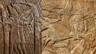 Left: Assyrian infantry archer in scale armor depicted in a relief from the south west palace of Sennacherib (reigned 704-681 BCE) in Nineveh. Right: Assyrian cavalry archer in scale armor depicted in a relief from the palace of Assurbanipal (reigned 669-631 BCE) in Nineveh. Image credit: Trustees of the British Museum.
