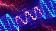 A designer view of a single-wall carbon nanotube intramolecular junction with metallic portions on left and right ends and a semiconductor ultrashort 3 nm channel in between. Image credit: Tang et al., doi: 10.1126/science.abi8884.