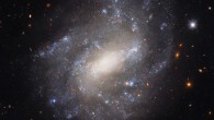 This Hubble image shows UGC 9391, a spiral galaxy some 120 million light-years away in the constellation Draco. Image credit: NASA / ESA / Hubble / Riess et al.