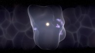 An artist’s illustration of the Local Bubble with star formation occurring on the bubble’s surface. Image credit: Leah Hustak, Space Telescope Science Institute.