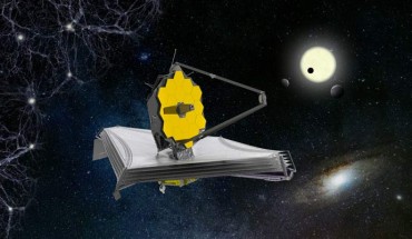 An artist’s impression of the James Webb Space Telescope. Image credit: ESA.