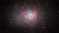 This Hubble image shows NGC 1705, a dwarf galaxy located 18.7 million light-years away in the constellation of Pictor. Image credit: NASA / ESA / Hubble / R. Chandar.