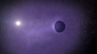 An artist’s impression of a mini-Neptune exoplanet and its parent star. Image credit: Adam Makarenko, Keck Observatory.