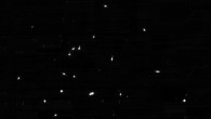 This mosaic, taken by the NIRCam instrument onboard the James Webb Space Telescope, shows 18 images of the same star. Image credit: NASA.