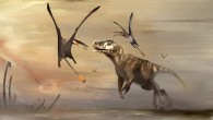 An artist’s impression of the Middle Jurassic pterosaur Dearc sgiathanach. Image credit: Natalia Jagielska.