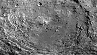 The Urvara basin on Ceres. Image credit: NASA / JPL-Caltech / UCLA / MPS / DLR / IDA.