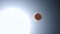 An artist’s impression of the ultrahot Jupiter KELT-20b. Image credit: NASA / ESA / Leah Hustak, STScI.