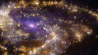 This image shows Messier 66, a spiral galaxy some 31 million light-years away in the constellation of Leo. Image credit: ESO / PHANGS.
