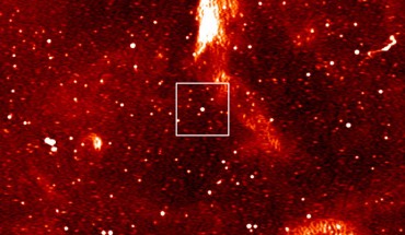 A section of the Large Magellanic Cloud, captured under normal conditions by SARAO’s MeerKAT radio telescope. It is detecting all radio light, and PSR J0523-7125 looks like just another source of radio light. Image credit: Yuanming Wang.
