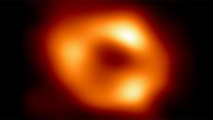 This is the first image of Sagittarius A*, the supermassive black hole at the center of our Milky Way Galaxy. Image credit: EHT Collaboration.