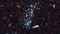 This Hubble image shows a blue stellar system. Image credit: Michael Jones.