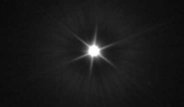 On May 27, 2022, DART’s high-resolution camera DRACO captured this image of Vega, a young massive star located 25 light-years away in the constellation of Lyra. Image credit: NASA / Johns Hopkins Applied Physics Laboratory.
