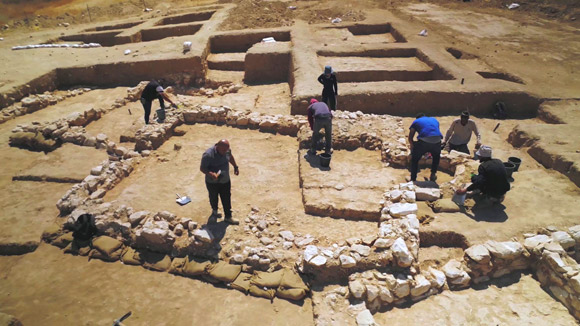 The ancient rural mosque in Rahat, Israel. Image credit: Emil Elgam / Israel Antiquities Authority.
