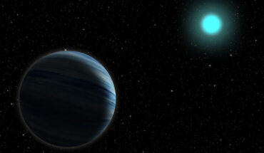 An artist’s impression of a Neptune-sized planet around an A-type star. Image credit: Steven Giacalone, University of California, Berkeley.