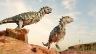 Life reconstruction of Jakapil kaniukura. Image credit: Mauricio Álvarez / Gabriel Díaz Yanten.