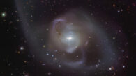 This image of NGC 7727 was captured by the FORS2 instrument on ESO’s Very Large Telescope. Image credit: ESO.