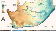 Top: map of South Africa with the location of Ga-Mohana Hill (GHN); inset map shows the approximate extent of the Kalahari Basin in southern Africa and the location of the region of interest in relation to it. Bottom: representative photographs of each of the tufa morphologies identified on the Ga-Mohana hillside. Image credit: von der Meden et al., doi: 10.1371/journal.pone.0270104.