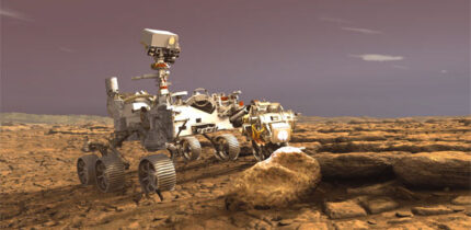 This artist’s concept depicts NASA’s Perseverance rover. Image credit: NASA / JPL-Caltech.