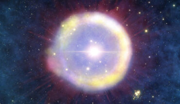 This artist’s impression shows a field of Population III stars as they would have appeared a mere 100 million years after the Big Bang. Image credit: NOIRLab / NSF / AURA / J. da Silva / Spaceengine.