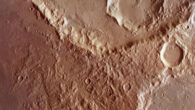 This image, taken by Mars Express’ High Resolution Stereo Camera (HRSC) on April 5, 2022, shows the Terra Sirenum region on Mars. Image credit: ESA / DLR / FU Berlin / CC BY-SA 3.0 IGO.