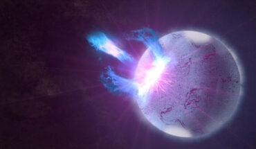 An artist’s impression of a magnetar. Image credit: NASA’s Goddard Space Flight Center / S. Wiessinger.