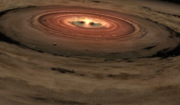 Bonsor et al. present distinct observational evidence from white dwarf planetary systems for planetesimal formation occurring during the first few hundred thousand years after cloud collapse in exoplanetary systems. Image credit: NASA / JPL-Caltech.