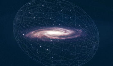 This artist’s illustration emphasizes the shape of the stellar halo surrounding our Milky Way Galaxy. Image credit: Melissa Weiss / Harvard & Smithsonian’s Center for Astrophysics.