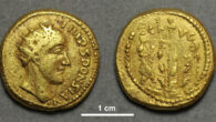 A gold coin of the Roman emperor Sponsian. Image credit: Pearson et al., doi: 10.1371/journal.pone.0274285.