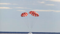 NASA’s uncrewed Orion spacecraft splashed down in the Pacific Ocean on December 11, 2022, after a 25.5 day mission to the Moon. Image credit: NASA.