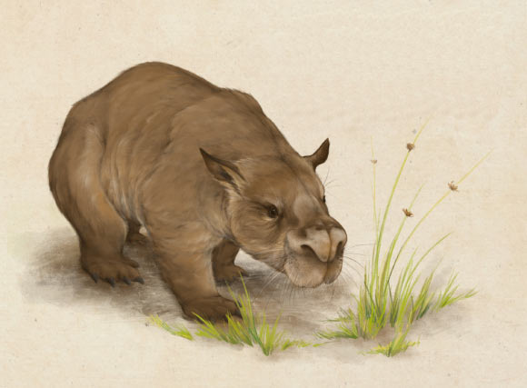 Life reconstruction of Ramsayia magna. Image credit: Eleanor Pease.