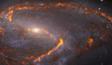 This image shows Messier 66, an intermediate spiral galaxy located 31 million light-years away in the constellation of Leo. Image credit: ESO / PHANGS.