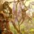 Drummond-Clarke et al. show that trees were an essential component of the hominin adaptive niche, with bipedalism evolving in an arboreal context, likely driven by foraging strategy. Illustration by Arturo Asensio, via Quo.es.