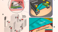 Example of wireless sensor modules (A) comprising acoustoelectric RF-to-DC converters; the illustration also shows expanded views of a sensor module (B) and its acoustoelectric RF-to-DC converter (C, D). Image credit: Reza Abdolvand / Hakhamanesh Mansoorzare.