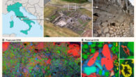 Collection location and distinctive features of the ancient Roman concrete samples used by Seymour et al. Image credit: Seymour et al., doi: 10.1126/sciadv.add1602.