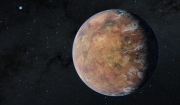An artist’s impression of TOI-700e (larger planet) and TOI-700d. Image credit: NASA / JPL-Caltech / Robert Hurt.
