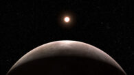 An artist’s impression of LHS 475b and its parent star. Image credit: NASA / ESA / CSA / Leah Hustak, STScI.