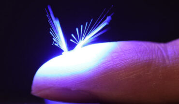 The dandelion-inspired, wind-dispersed robot. Image credit: Jianfeng Yang / Tampere University.