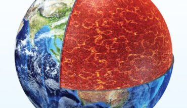 Hua et al. discovered a previously unknown layer of partly molten rock in a key region just below the tectonic plates. Image credit: Leonello Calvetti / Dreamstime.