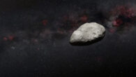 An artist’s impression of an irregularly-shaped asteroid. Image credit: N. Bartmann, ESA & Webb / ESO / M. Kornmesser / S. Brunier / N. Risinger, skysurvey.org.