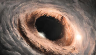 An artist’s impression of a supermassive black hole. Image credit: University of Hawai’i at Mānoa.