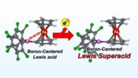 The oxidation of ferrocenyl-substituted boranes and boronic esters allows for the straightforward synthesis of strong boron-centered Lewis superacids. Image credit: Köring et al., doi: 10.1002/anie.202216959.