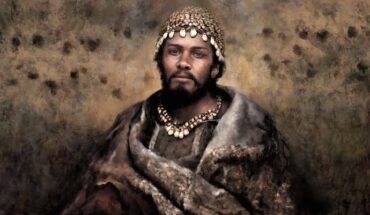 Reconstruction of a hunter-gatherer associated with the Gravettian culture (32,000-24,000 years ago), inspired by the archaeological findings at the Arene Candide site, Italy. Image credit: Tom Bjoerklund.