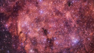 This OmegaCAM/VST image shows IC 4701, an emission nebula located in the constellation of Sagittarius. Image credit: ESO / VPHAS+ team / Cambridge Astronomical Survey Unit.
